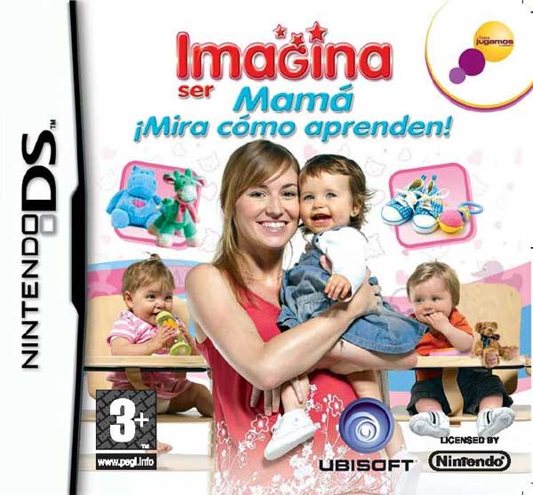 Caratula de Imagina ser Mamá: Mira como Aprenden para Nintendo DS