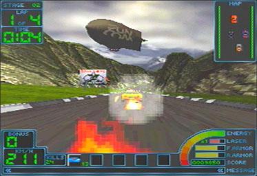 Pantallazo de Impact Racing para PlayStation