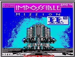 Pantallazo de Impossible Mission 2 para Spectrum