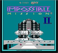 Pantallazo de Impossible Mission II: S.E.I. Version para Nintendo (NES)