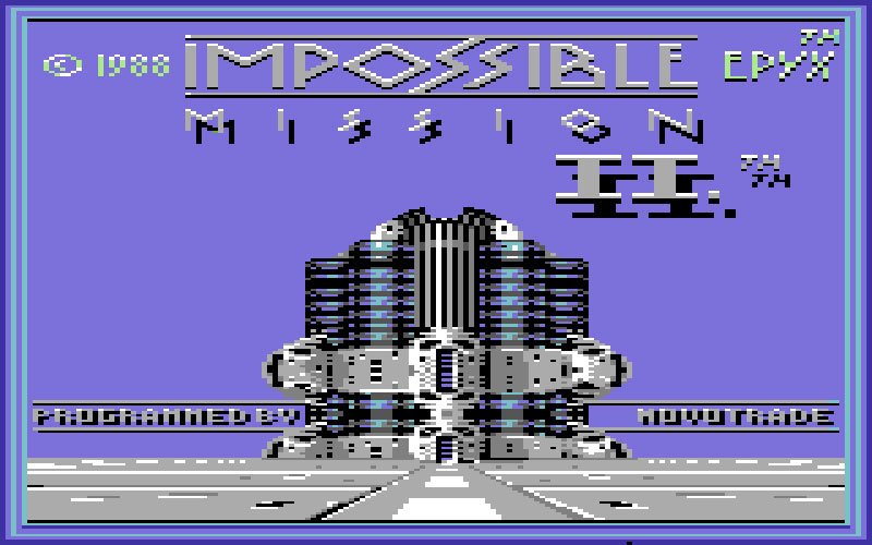 Pantallazo de Impossible Mission II para Commodore 64
