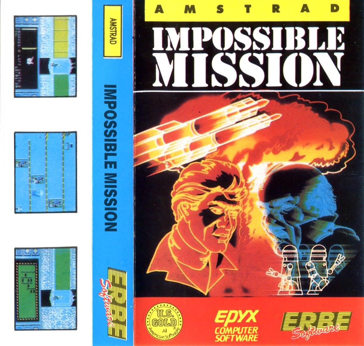 Caratula de Impossible Mission para Amstrad CPC