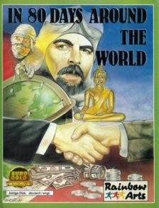 Caratula de In Eighty Days Around the World para Atari ST