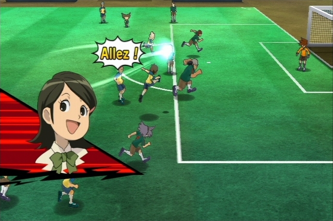 Pantallazo de Inazuma Eleven Strikers para Wii