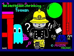 Pantallazo de Incredible Shrinking Fireman para Spectrum