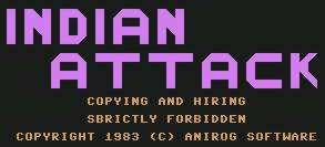 Pantallazo de Indian Attack para Commodore 64