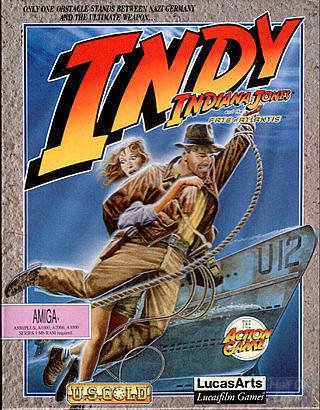 Caratula de Indiana Jones and The Fate of Atlantis - The Action Game para Amiga