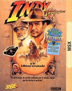 Caratula de Indiana Jones and The Last Crusade para MSX