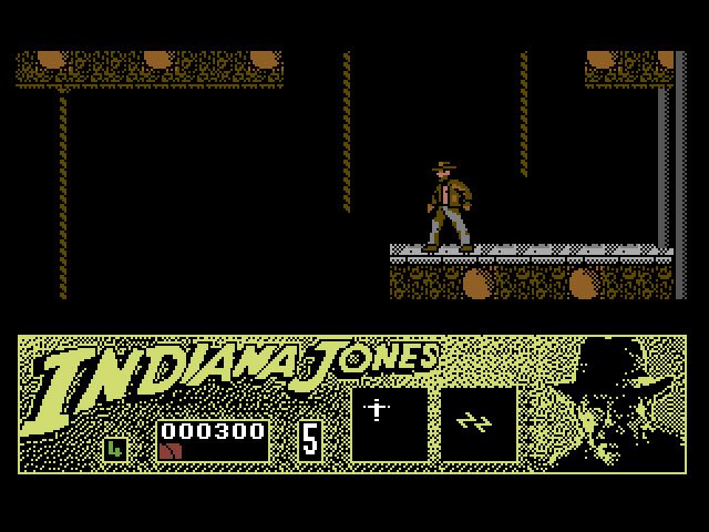 Pantallazo de Indiana Jones and the Last Crusade: The Action Game para Commodore 64