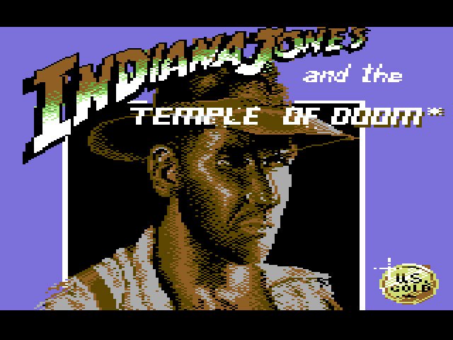 Pantallazo de Indiana Jones and the Temple of Doom para Commodore 64