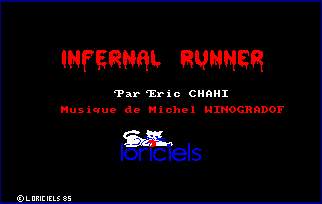 Pantallazo de Infernal Runner para Amstrad CPC