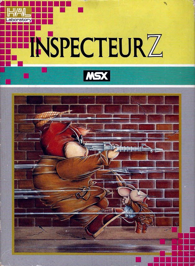 Caratula de Inspecteur Z para MSX