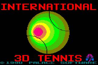 Pantallazo de International 3d Tennis para Amstrad CPC
