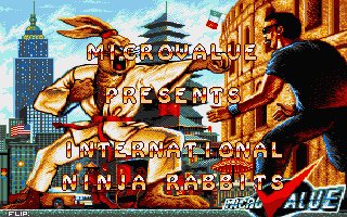 Pantallazo de International Ninja Rabbits para Atari ST