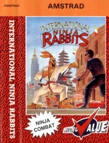 Caratula de International Ninja Rabbits para Amstrad CPC