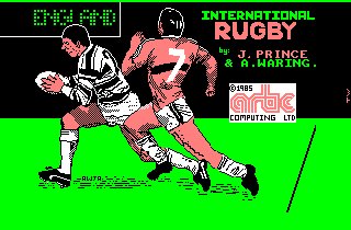 Pantallazo de International Rugby para Amstrad CPC