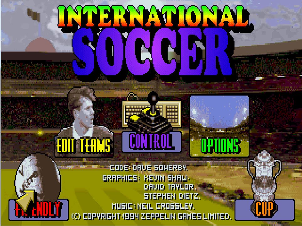 Pantallazo de International Soccer para PC