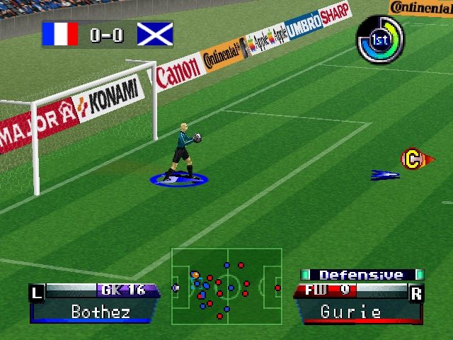 Pantallazo de International Superstar Soccer '98 para Nintendo 64