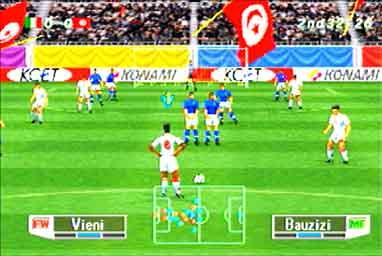 International Superstar Soccer Pro '98 (Pantallazo de PlayStation) a