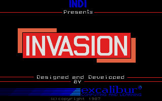 Pantallazo de Invasion Typing Tutor para Atari ST