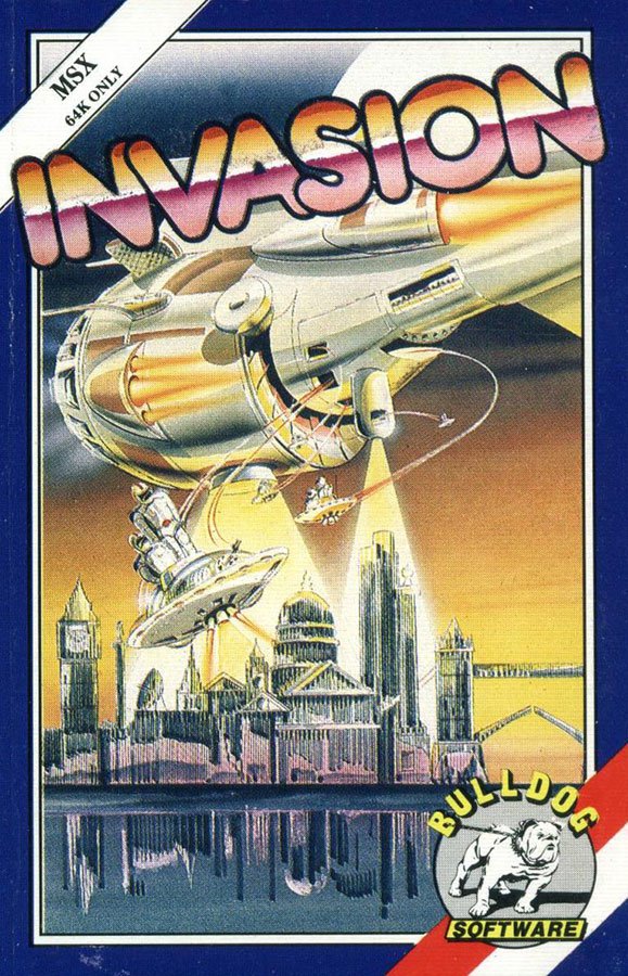 Caratula de Invasion para MSX