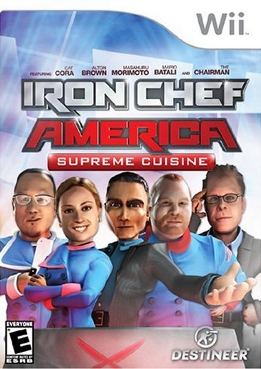 Caratula de Iron Chef America: Supreme Cuisine para Wii