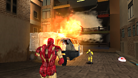 Pantallazo de Iron Man 2 para PSP