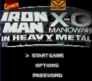 Pantallazo de Iron Man/X-O Manowar in Heavy Metal para Gamegear