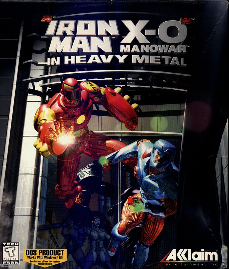 Caratula de Iron Man/X-O Manowar in Heavy Metal para PC