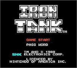 Pantallazo de Iron Tank para Nintendo (NES)