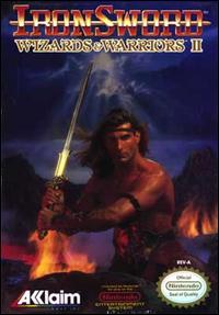 Caratula de IronSword: Wizards & Warriors II para Nintendo (NES)