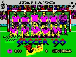 Pantallazo de Italia '90 - World Cup Soccer para Spectrum