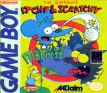 Caratula de Itchy & Scratchy in Miniature Golf Madness para Game Boy