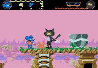 Pantallazo de Itchy and Scratchy Game, The para Sega Megadrive