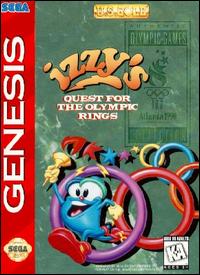 Caratula de Izzy's Quest for the Olympic Rings para Sega Megadrive