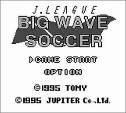 Pantallazo de J. League Big Wave Soccer para Game Boy