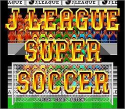 Pantallazo de J.League Super Soccer (Japonés) para Super Nintendo
