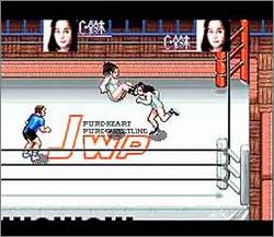 Pantallazo de JWP Jyoshi Pro: Wrestling Pure Queens (Japonés) para Super Nintendo