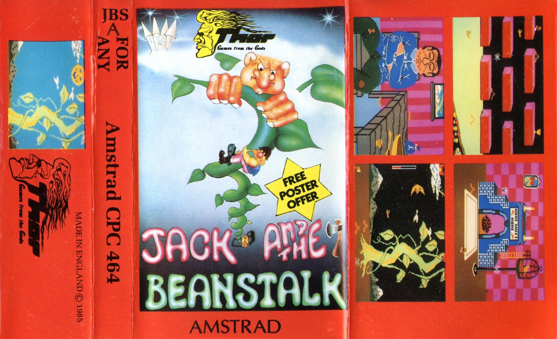 Caratula de Jack And The Beanstalk para Amstrad CPC