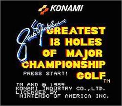 Pantallazo de Jack Nicklaus' Greatest 18 Holes of Major Championship Golf para Nintendo (NES)
