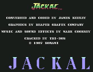 Pantallazo de Jackal para Commodore 64