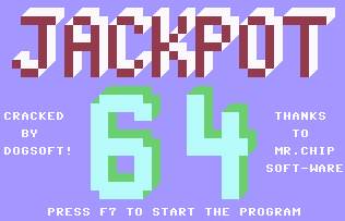 Pantallazo de Jackpot 64 para Commodore 64