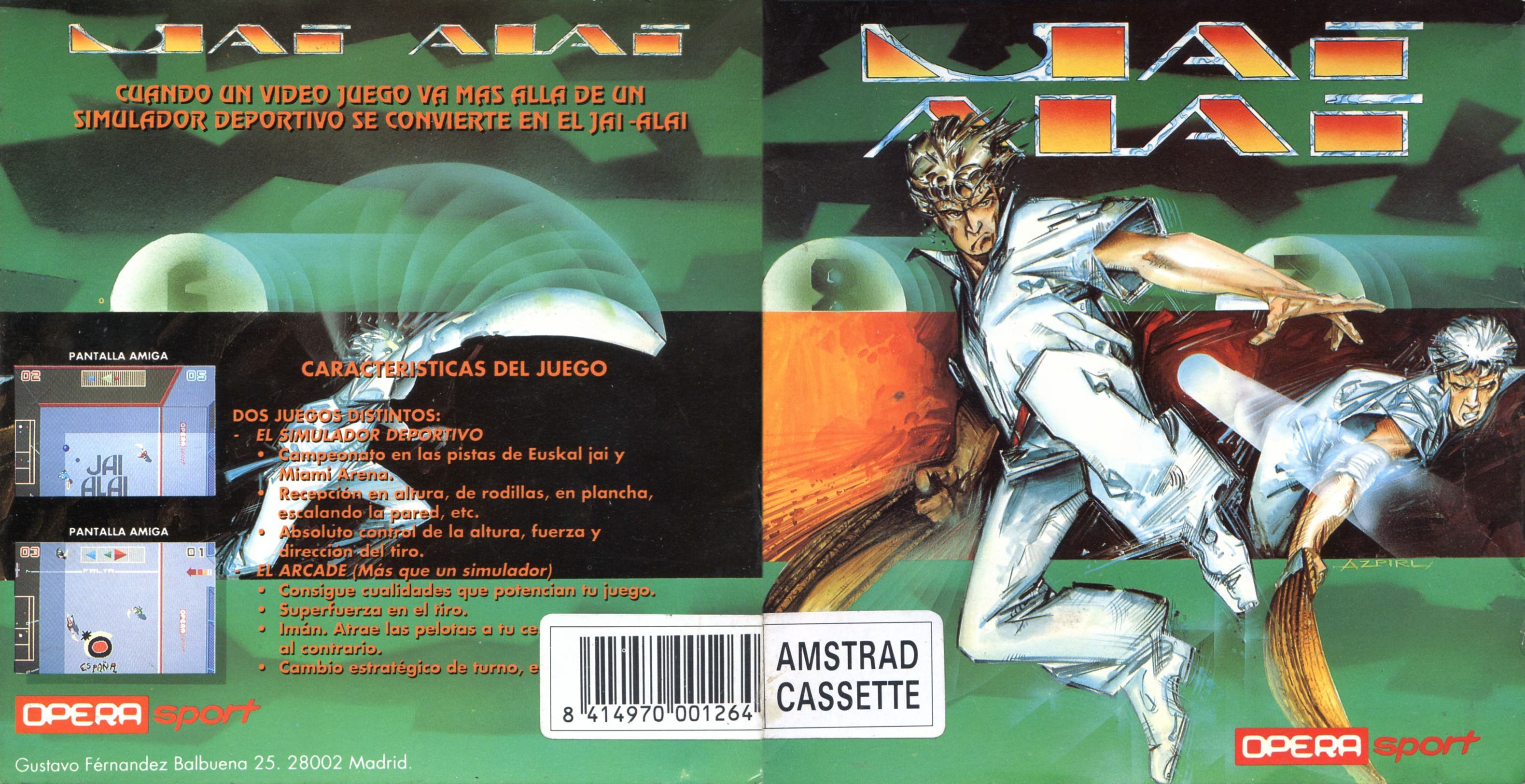 Caratula de Jai-Alai para Amstrad CPC