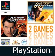 Caratula de James Bond: The World is Not Enough and Tomorrow Never Dies Twin Pack para PlayStation
