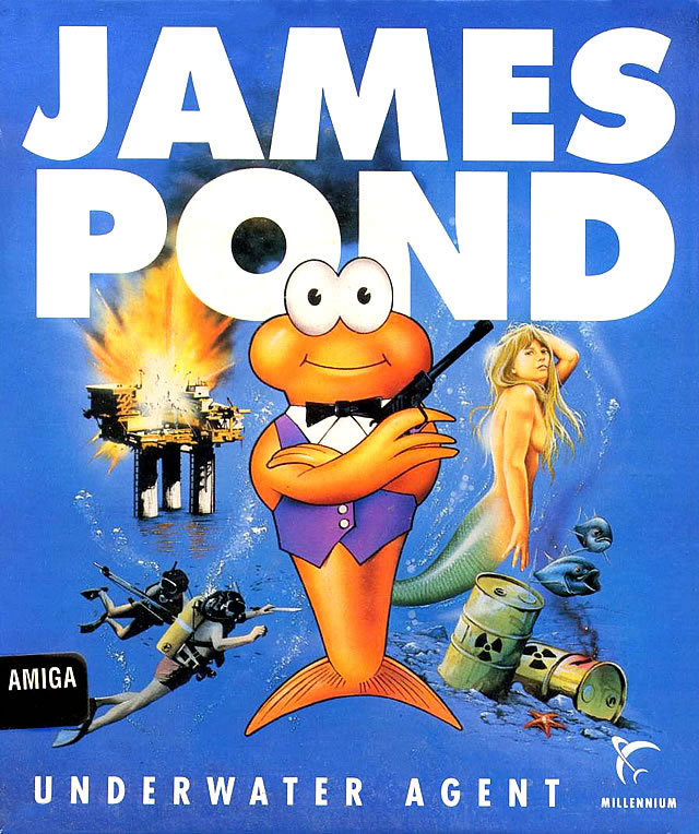Caratula de James Pond: Underwater Agent para Amiga