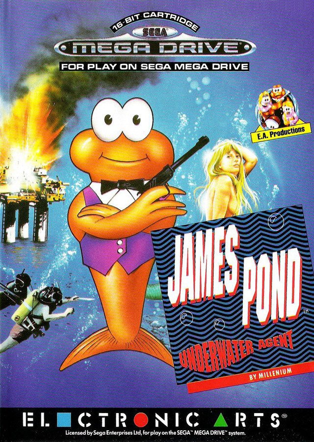 Caratula de James Pond: Underwater Agent para Sega Megadrive