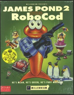 Caratula de James Pond II: Codename Robocod para Atari ST