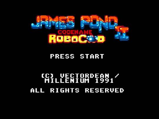 Pantallazo de James Pond II -- Codename: RoboCod para Gamegear