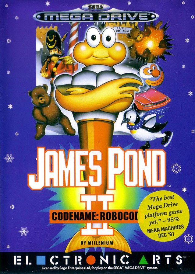 Caratula de James Pond II -- Codename: RoboCod para Sega Megadrive