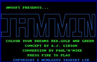 Pantallazo de Jammin para Amstrad CPC